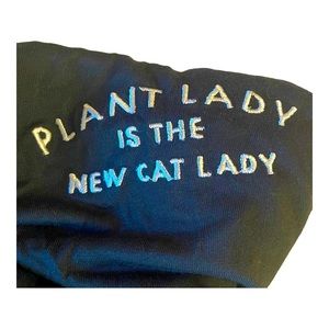 SiiZU NWT T-Shirt Dress “Plant Lady…” Size XS, Dk Green: fit a S/M best